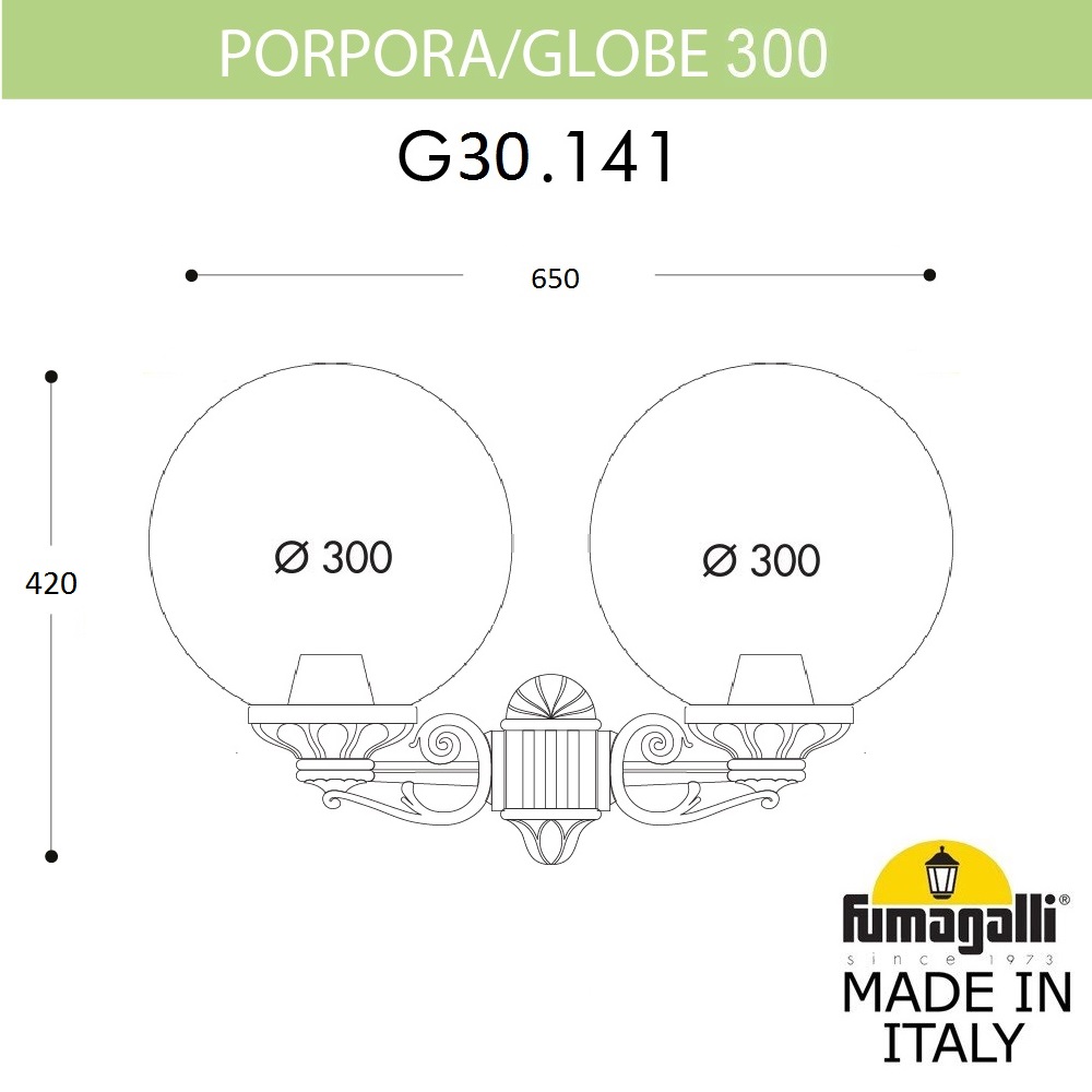 ���������� ������� ��������� FUMAGALLI PORPORA/G300 G30.141.000.WZE27