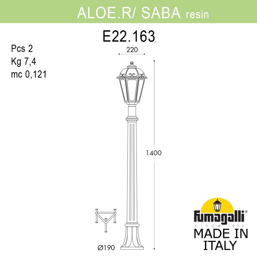 ������� ����������-������� FUMAGALLI ALOE.R/SABA K22.163.000.VXE27