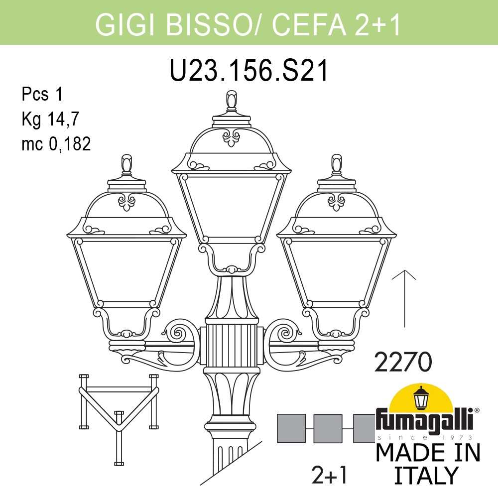 -  FUMAGALLI GIGI BISSO/CEFA 2+1 U23.156.S21.VYF1R