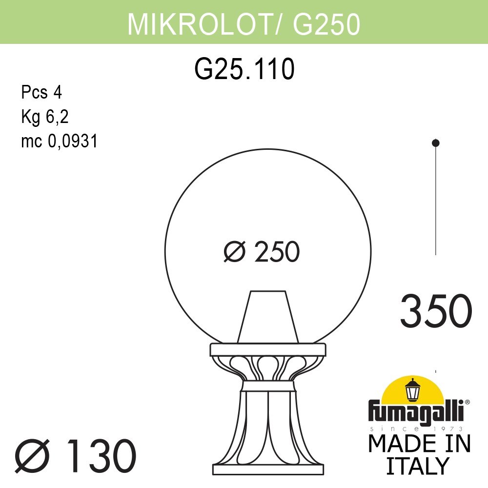 ����������� ������ FUMAGALLI MICROLOT/G250. G25.110.000.VXE27