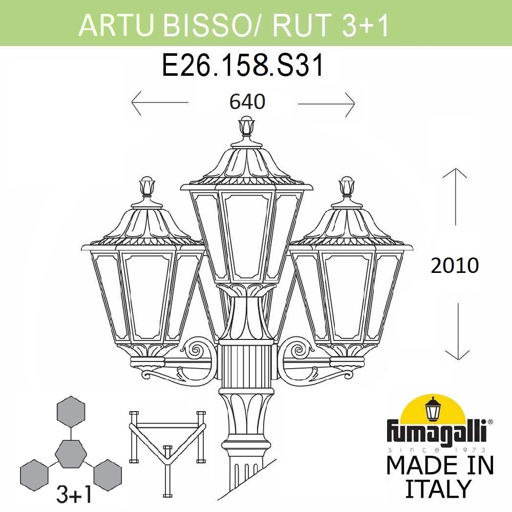 -  FUMAGALLI ARTU BISSO/RUT 3+1 E26.158.S31.VYF1R