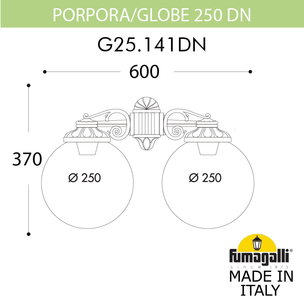���������� ������� ��������� FUMAGALLI PORPORA/G250 G25.141.000.BZE27DN