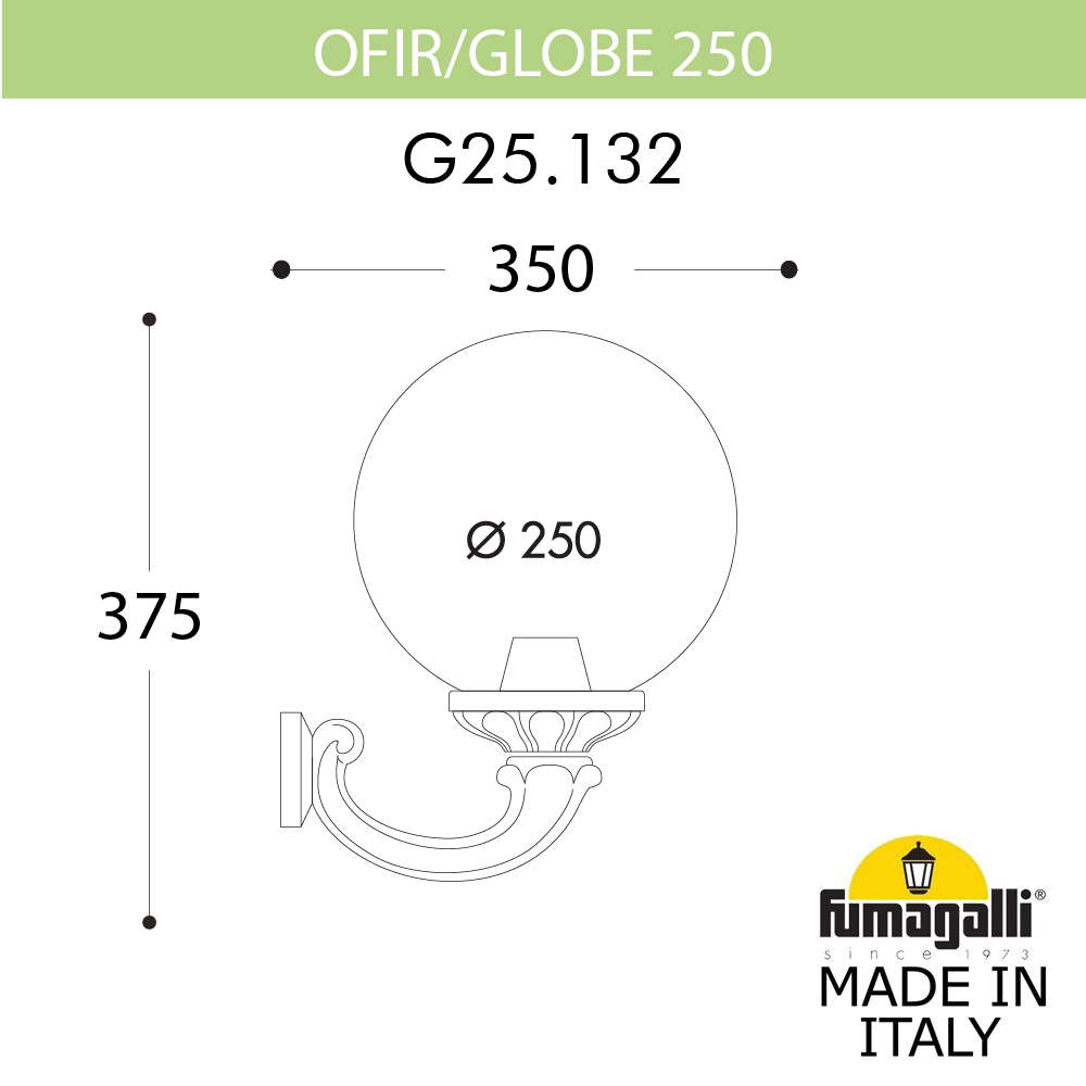 ���������� ������� ��������� FUMAGALLI OFIR/G250 G25.132.000.VYE27