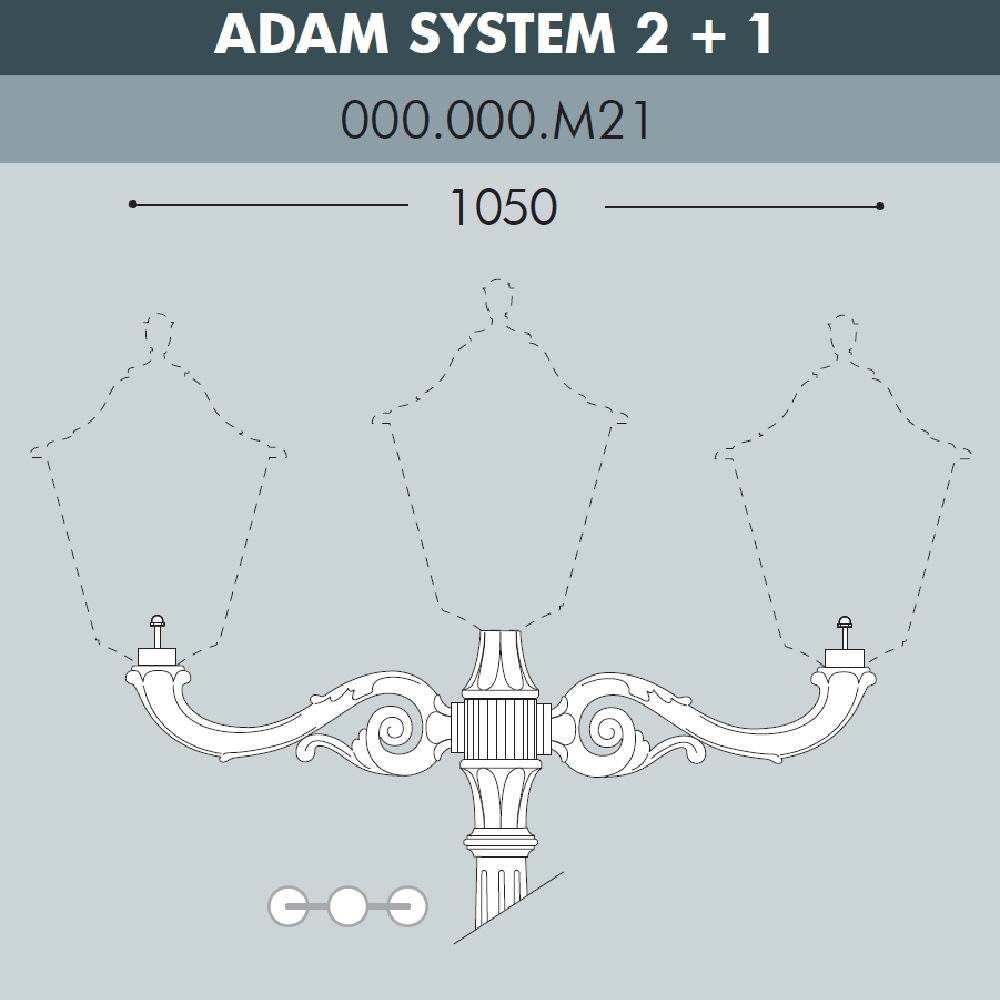 ������� ��� ��������� ������ FUMAGALLI ADAM SYS 2L+1 000.000.M21.A0