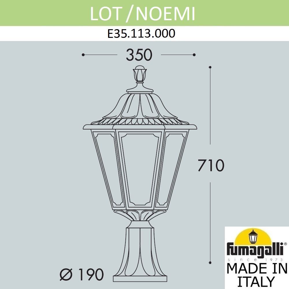 ����������� ������  FUMAGALLI LOT/NOEMI E35.113.000.BXH27