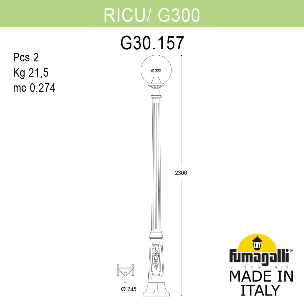 -  FUMAGALLI RICU/G300 G30.157.000.VXF1R