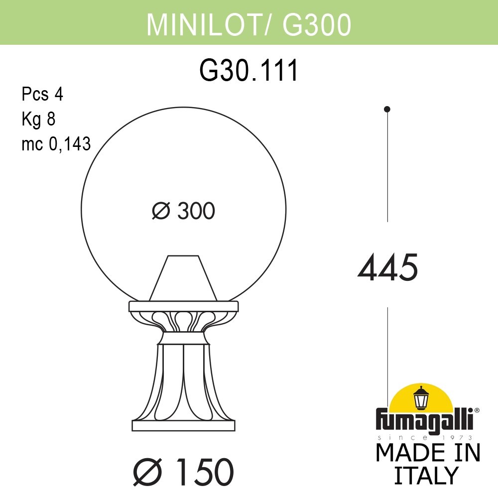 ����������� ������ FUMAGALLI MINILOT/G300. G30.111.000.VZE27