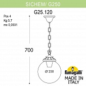 ��������� ������� ���������� FUMAGALLI SICHEM/G250. G25.120.000.VYE27