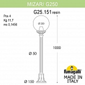 ������� ����������-������� FUMAGALLI MIZAR.R/G250 G25.151.000.VZE27
