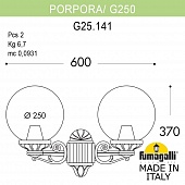 ���������� ������� ��������� FUMAGALLI PORPORA/G250 G25.141.000.BXE27