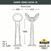 ������� ����������-������� ��������� FUMAGALLI GABRI REMI/LUCIA 2L 1R3.613.X20.WYE27
