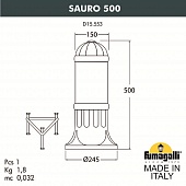 ������� ����������-������� FUMAGALLI SAURO 500 D15.553.000.VXF1R.FC1